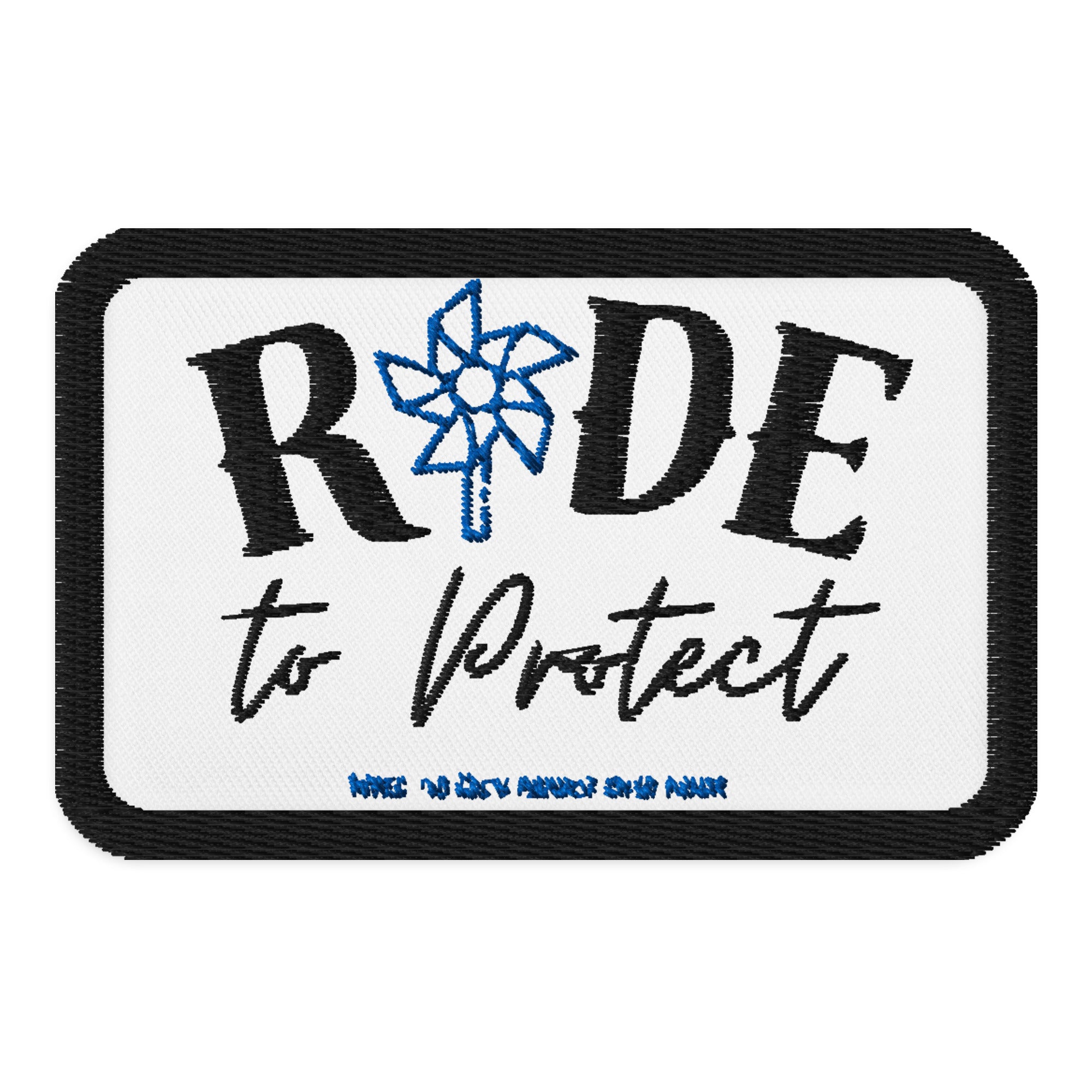 Ride to protect Patch