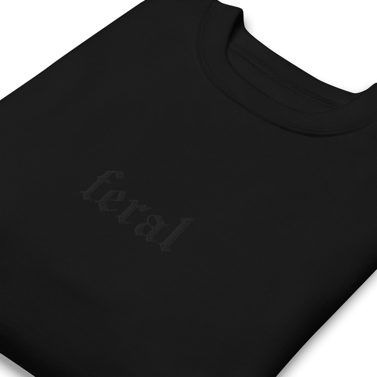 Feral Blackout Embroidered Sweatshirt