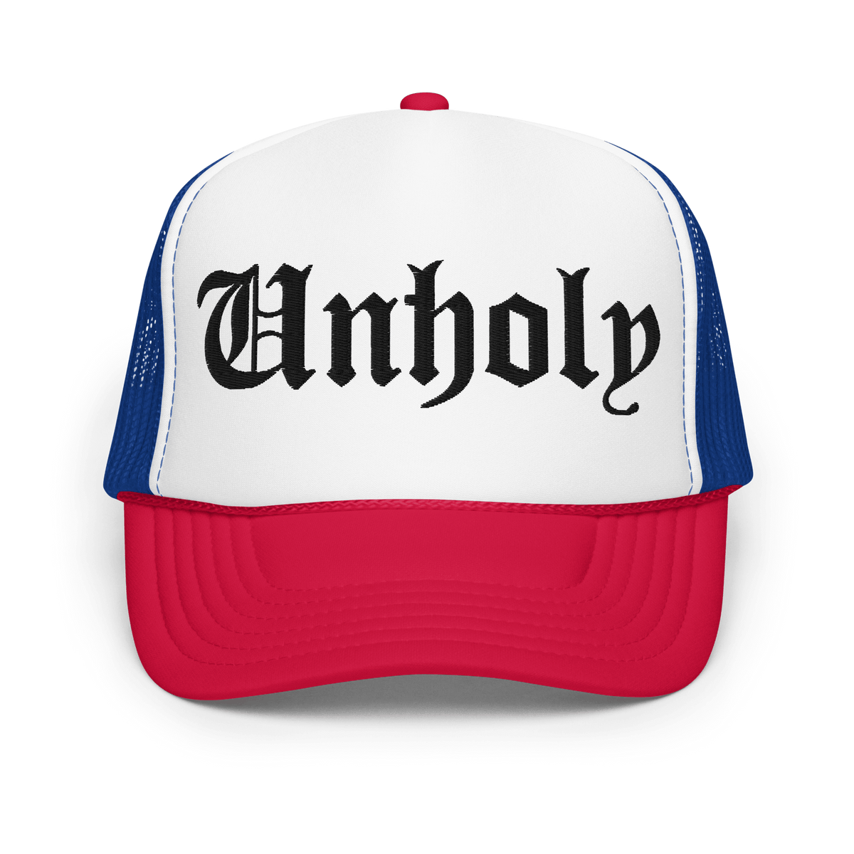 Unholy Embroidered Foam Trucker Hat