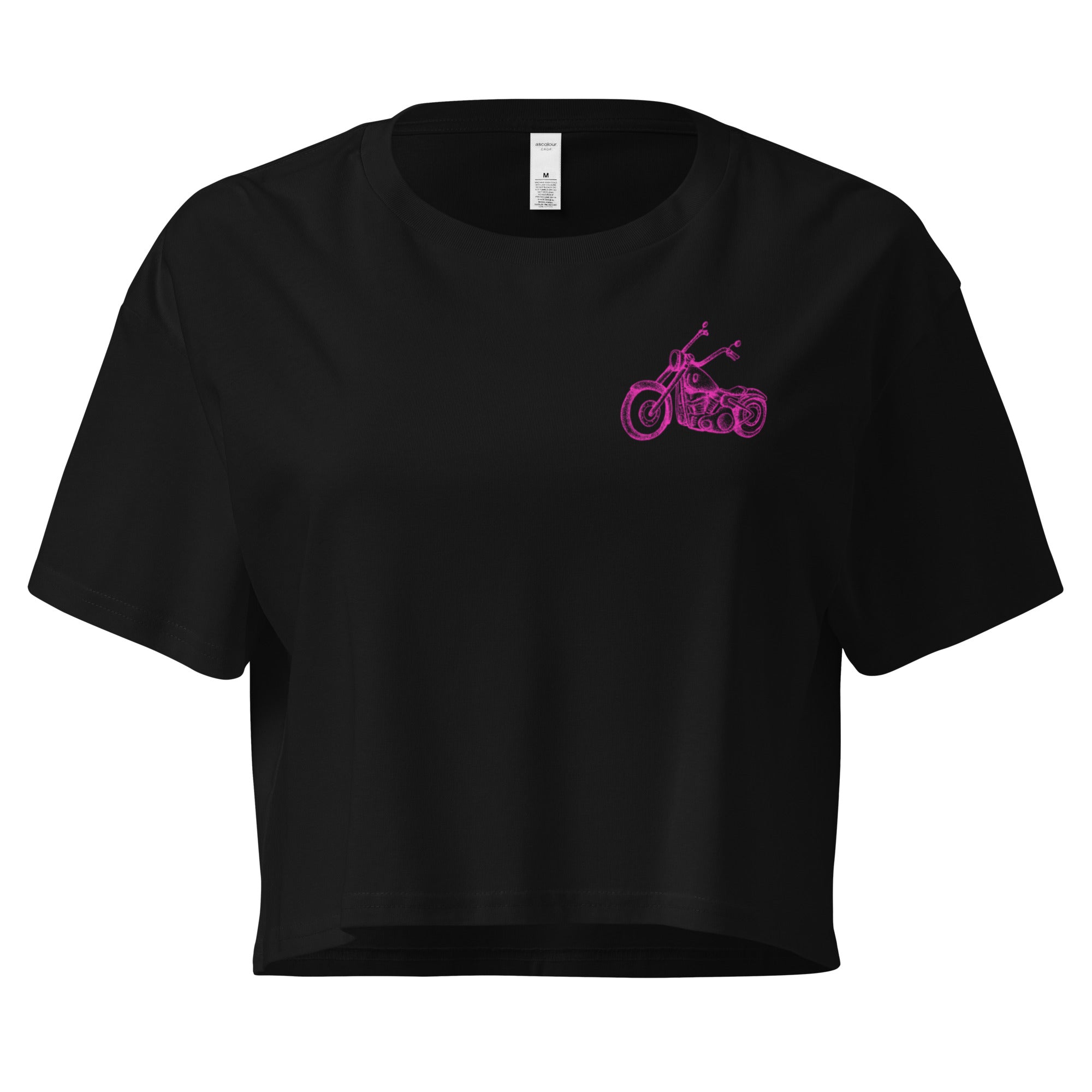 Hot Girls do Biker Shit  crop top